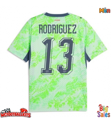 Switzerland Ricardo Rodriguez #13 Replica Away Stadium Shirt World Cup 2026 Short Sleeve